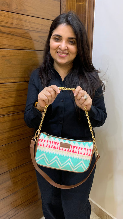 Artisan Baguette - Mint Blush - Everyday Shoulder Bag