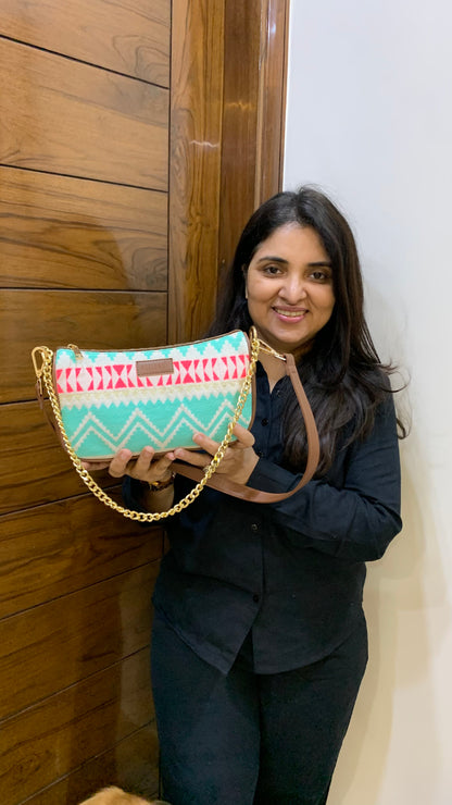 Artisan Baguette - Mint Blush - Everyday Shoulder Bag
