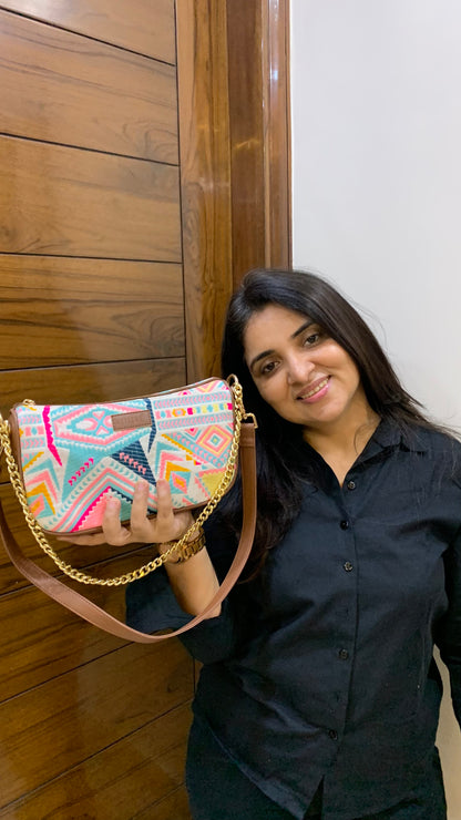 Artisan Baguette - Pink Trivia - Everyday Shoulder Bag