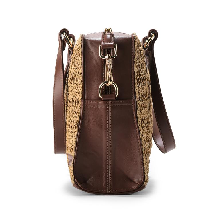 Earthy Muse Raffia Bag