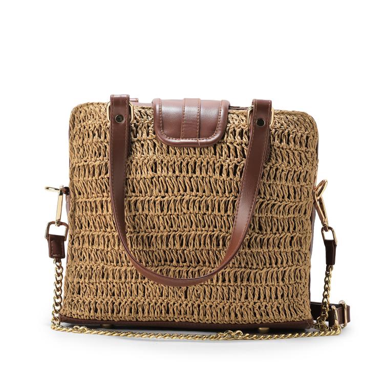 Earthy Muse Raffia Bag