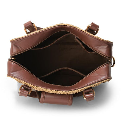 Earthy Muse Raffia Bag