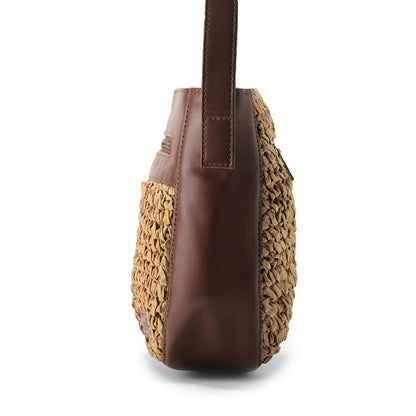 Crossbody Sling Bag - Raffia Ridge