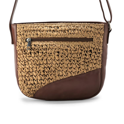 Crossbody Sling Bag - Raffia Ridge