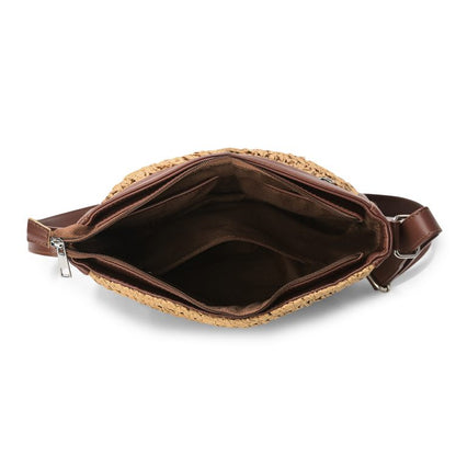 Crossbody Sling Bag - Raffia Ridge