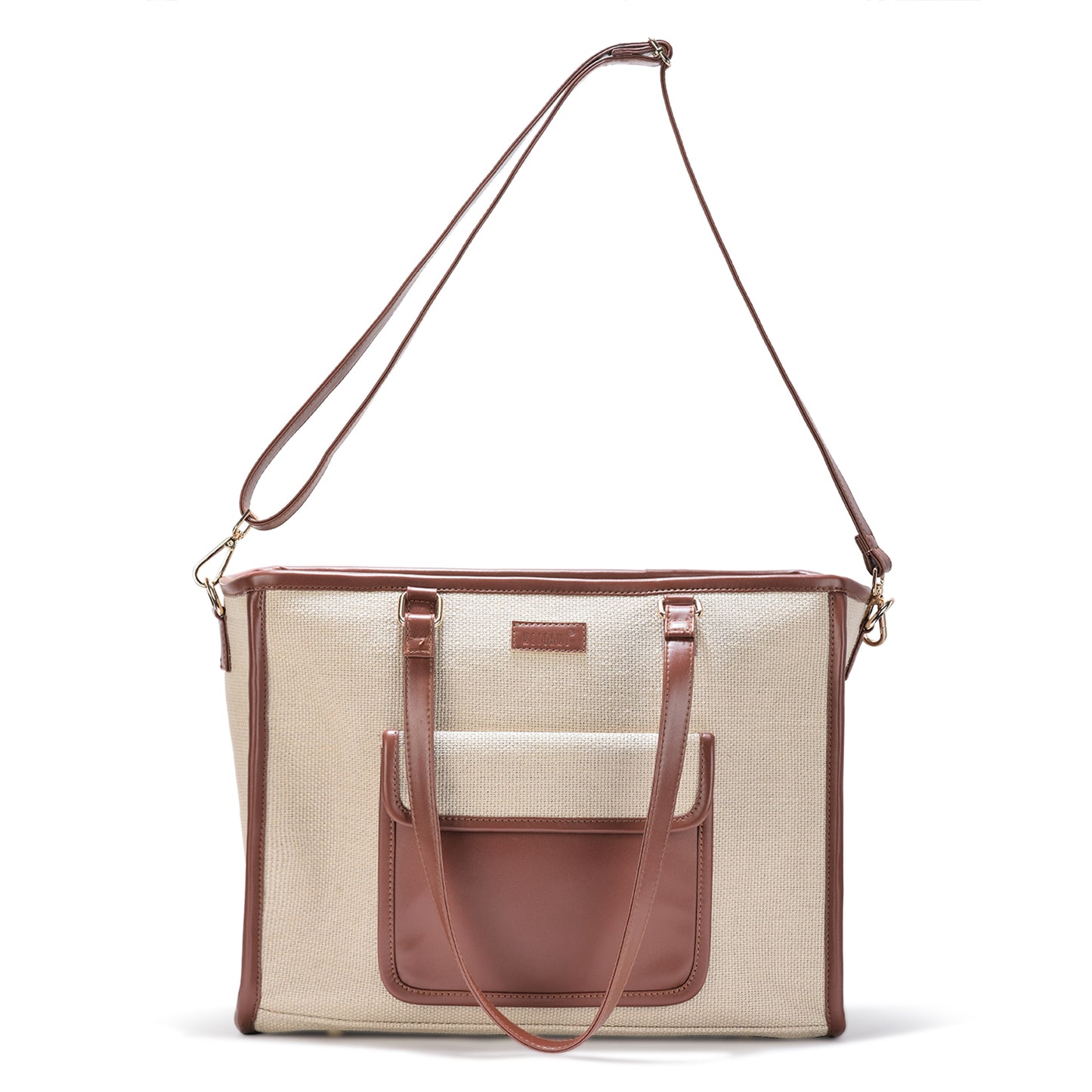 Sandstone Carry Artisan Weave Office Tote