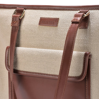 Sandstone Carry Artisan Weave Office Tote