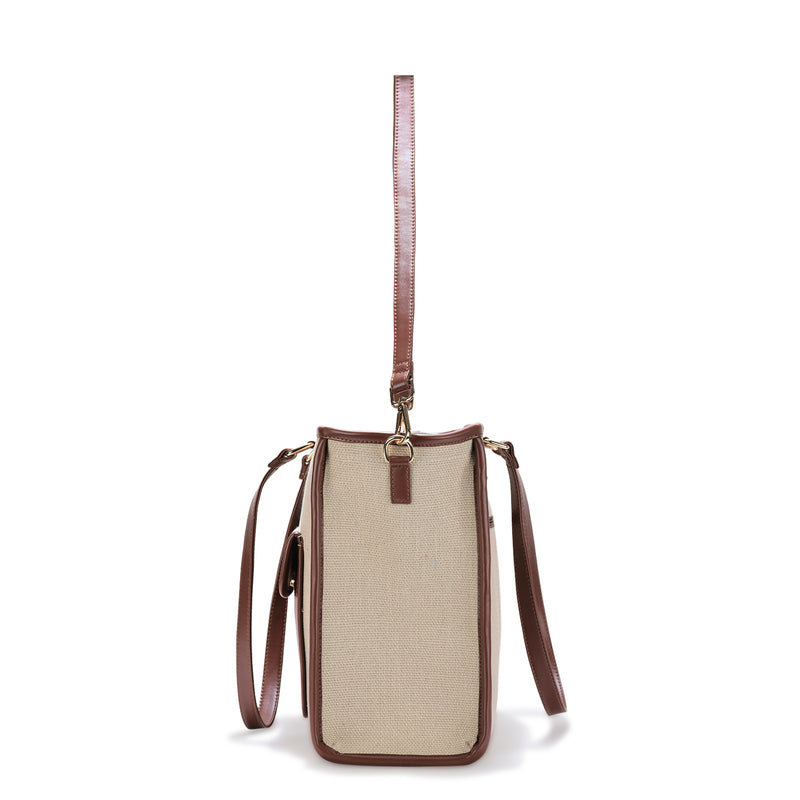 Sandstone Carry Artisan Weave Office Tote