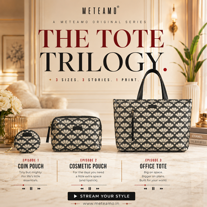 Petal Charm 3-Piece Office Tote Set