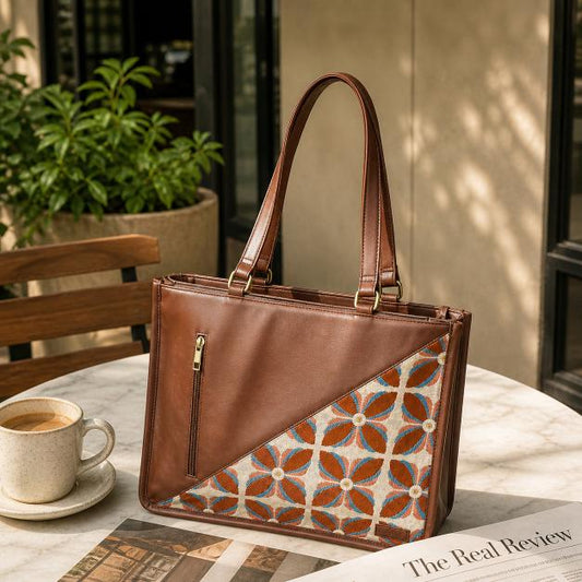Dilkash Artisan Weave Office Tote