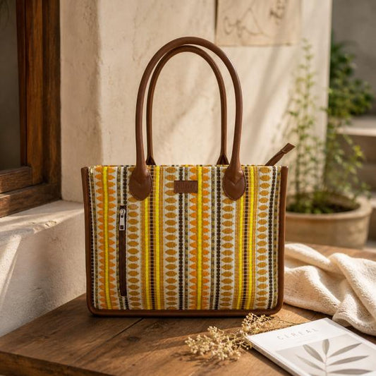 Artisan Weave Office Tote - Jalwa