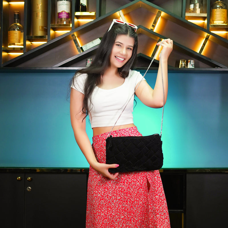 Midnight Black - Party Sling Bag