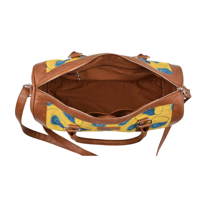 Handbag - Yellow Peacock