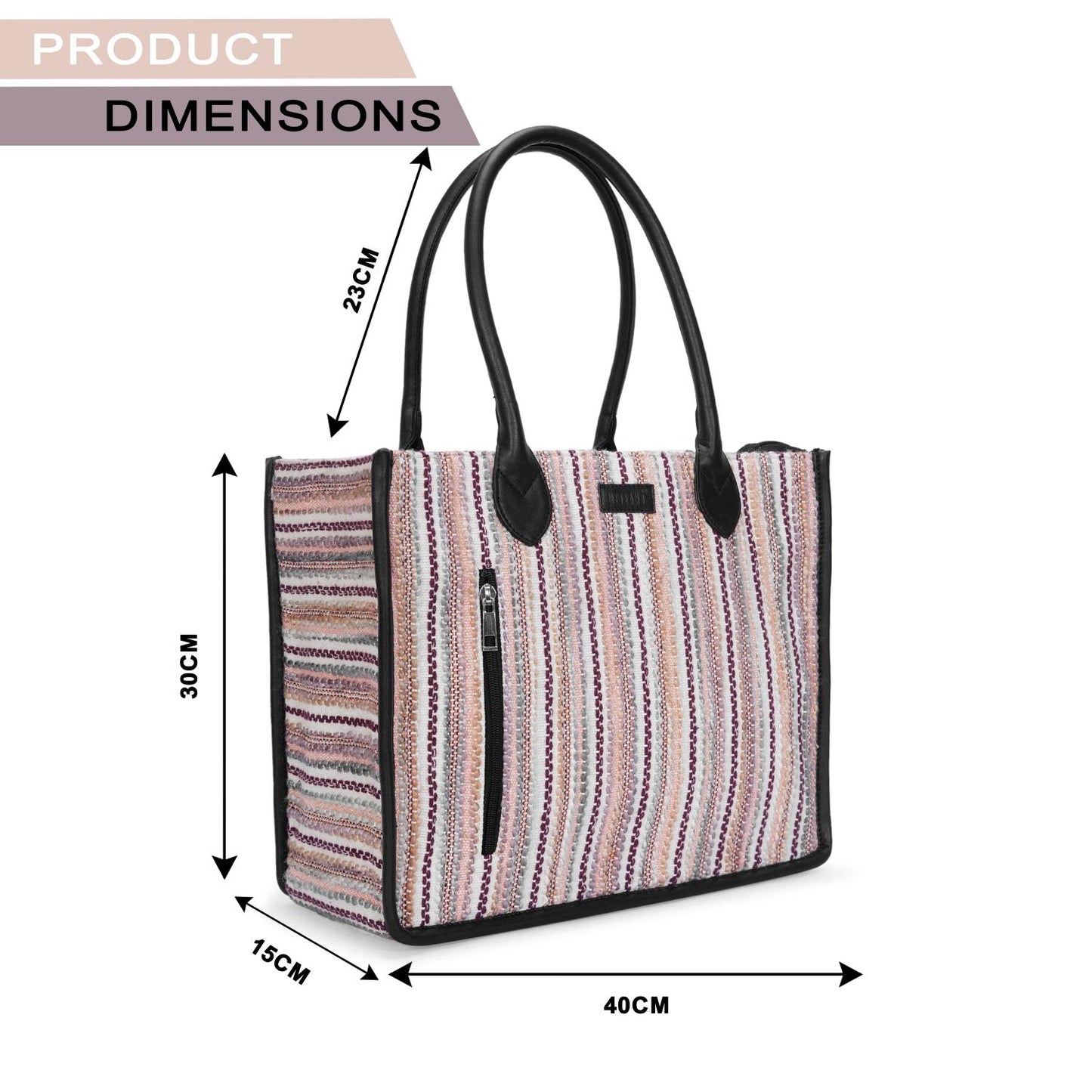 Sand Artisan Weave Handcrafted Office Tote for Women