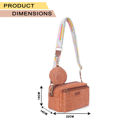 Sunset Amber - Box Sling Bag