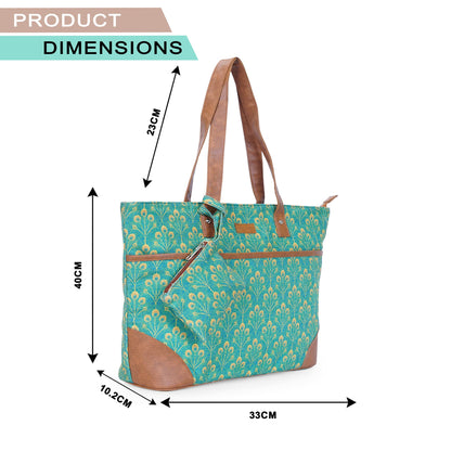 Mayur - Office Tote Bag with Mini Pouch