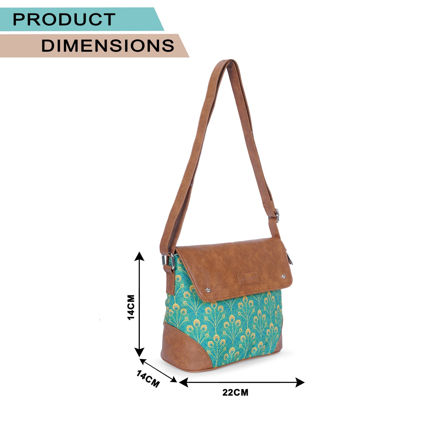 Sling Bag with Flap - Mayur