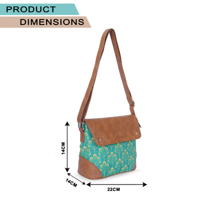 Sling Bag with Flap - Mayur