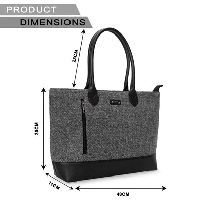 Office Tote Bag - Charcoal Shadow