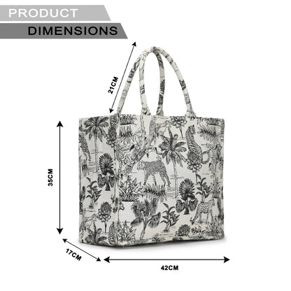 Vufia - Black & White Jacquard Box Bags - Set of 3