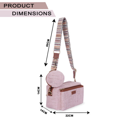 Blush Blossom - Box Sling Bag