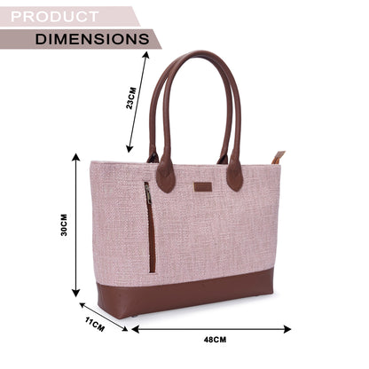Office Tote Bag - Blush Blossom