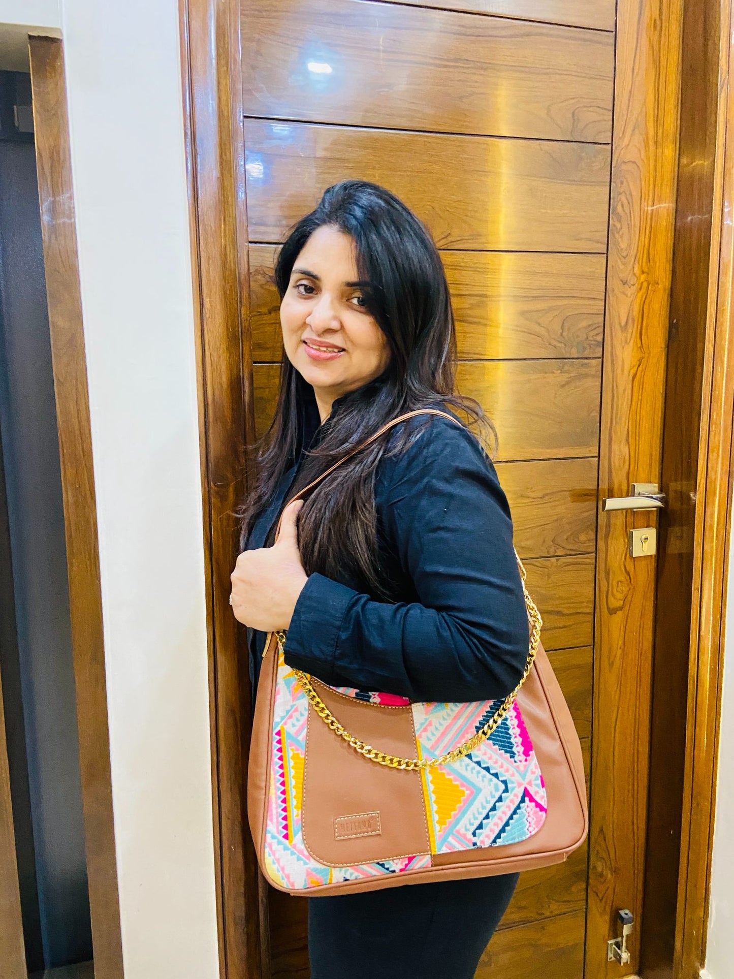 Crescent Baguette - Pink Trivia - Everyday Shoulder Bag