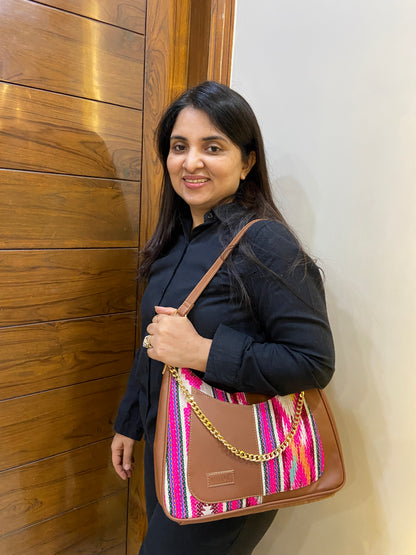 Crescent Baguette - Spectrum Fusion - Everyday Shoulder Bag