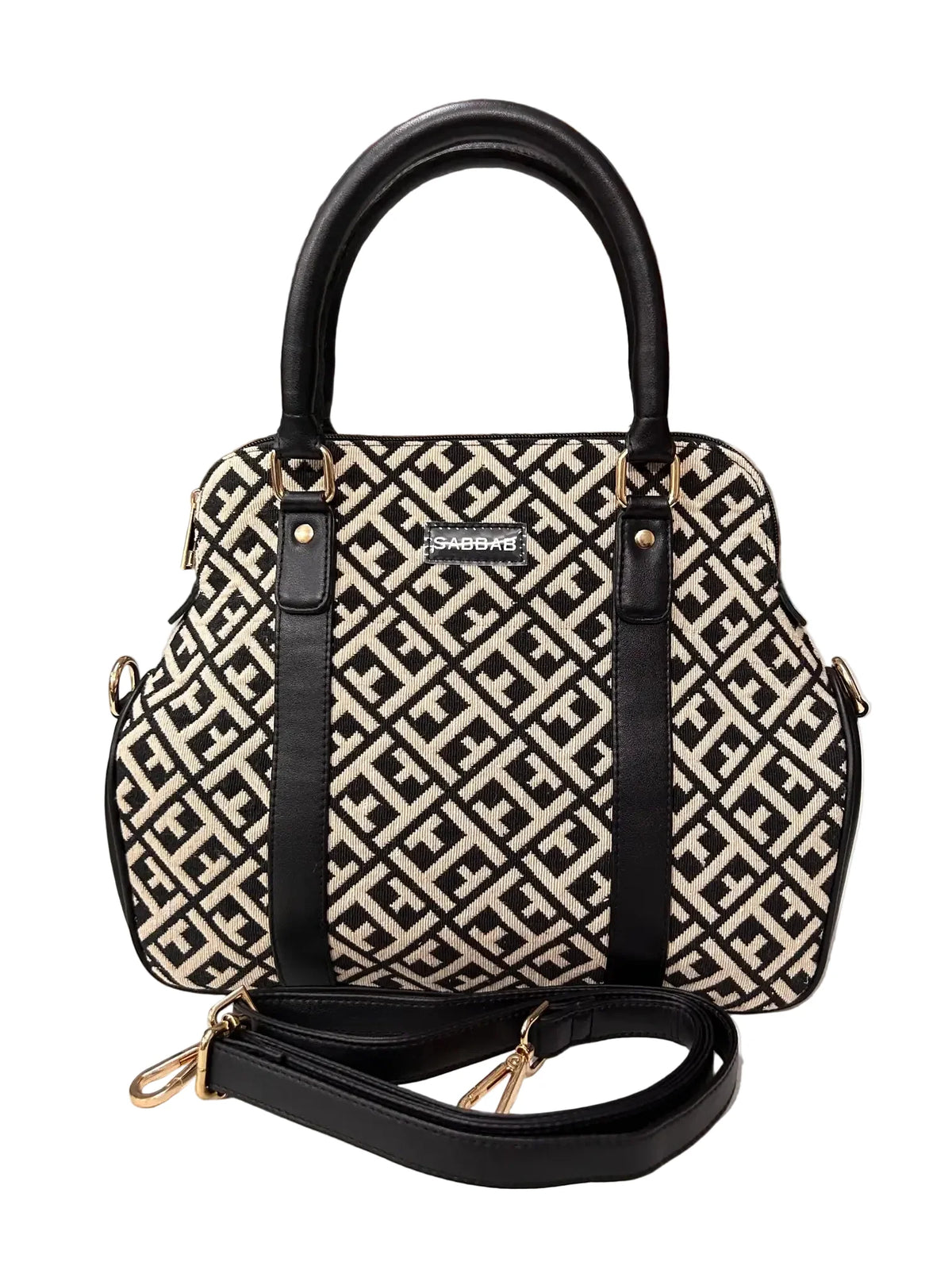 Metro Noir Handcrafted Satchel Bag