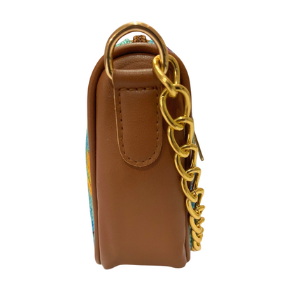 Imprint Baguette - Golden Leaves  - Everyday Shoulder Bag