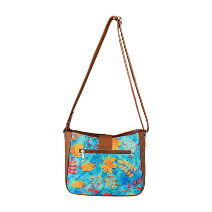 Golden Leaves Handcrafted Sling Bag for Women