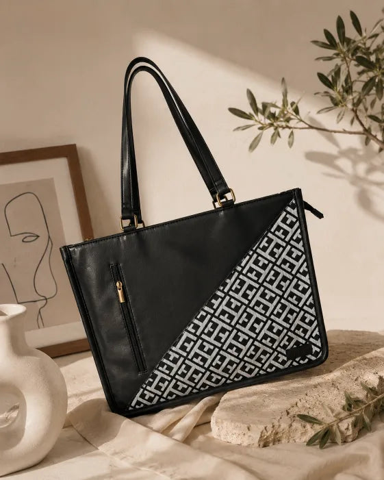 Nazakat Artisan Weave Office Tote (Jacquard)