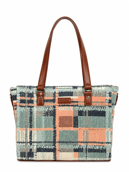 Radiance Pink Handcrafted Office Tote for Women