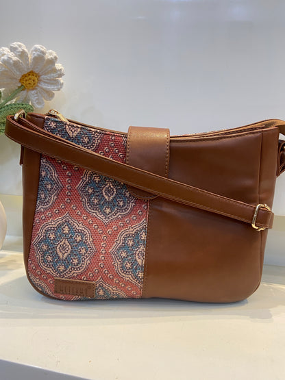 Madhubani Motif Women's Sling Bag