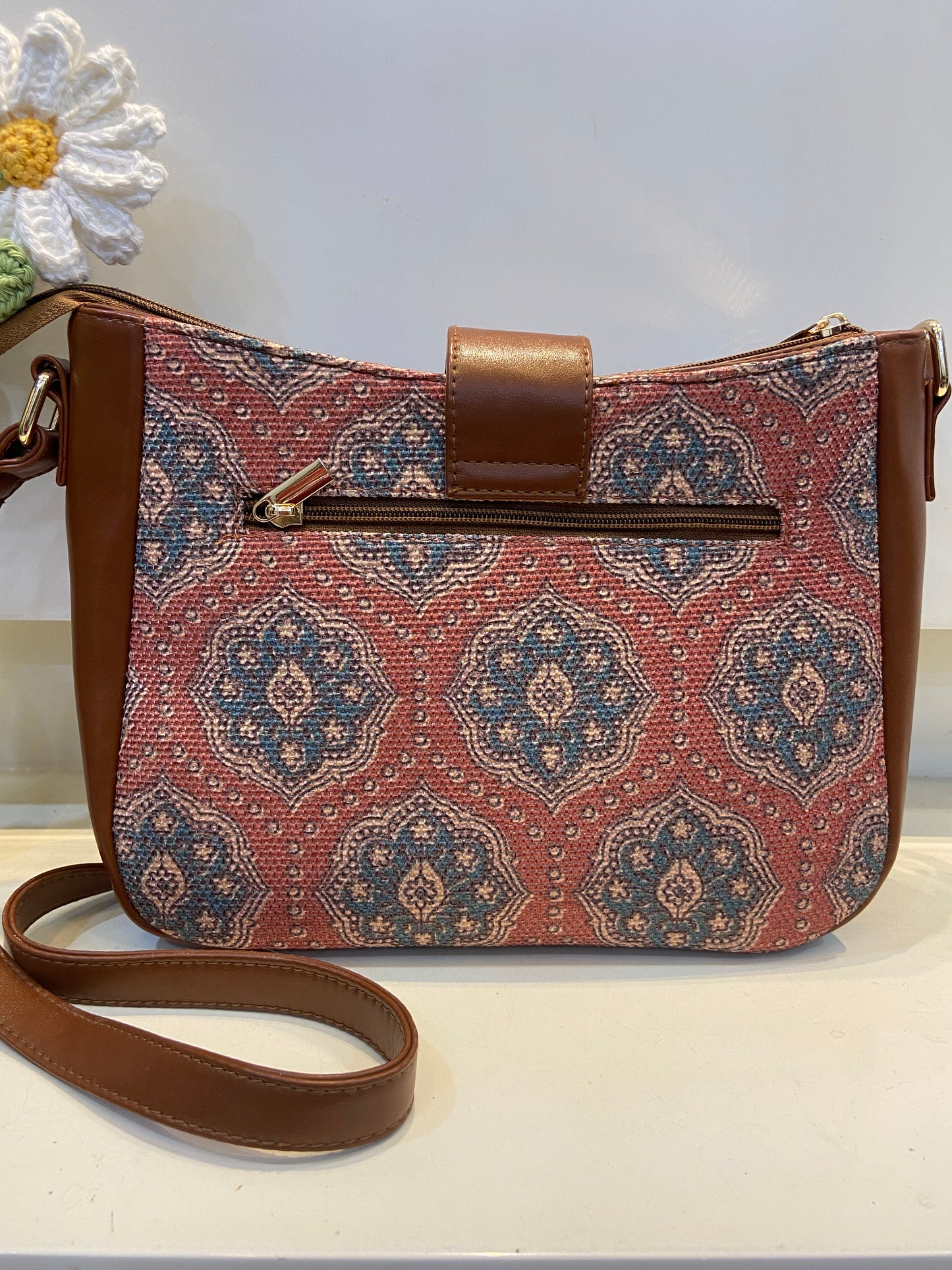 Madhubani Motif Women's Sling Bag