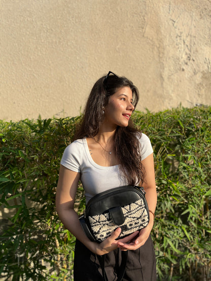 Sling Bag - Monochrome Tribal