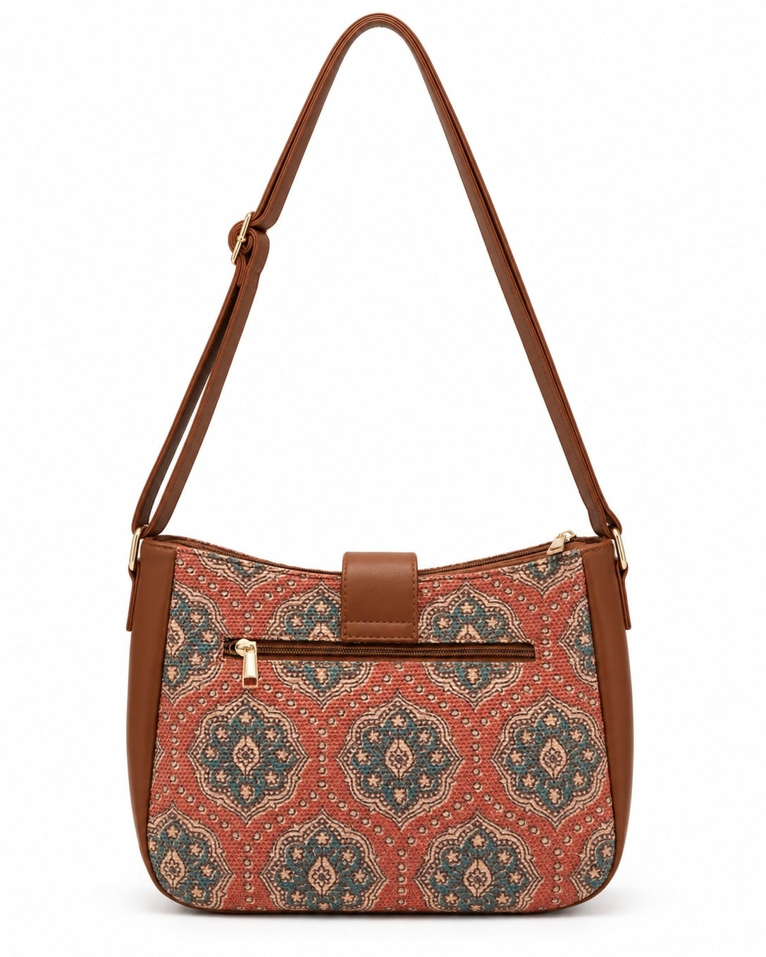 Madhubani Motif Women's Sling Bag (vegan leather) - view 4