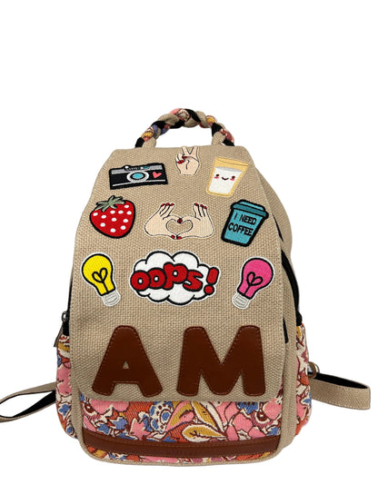 Happy Doodle- Travel BackPack (Customisable)
