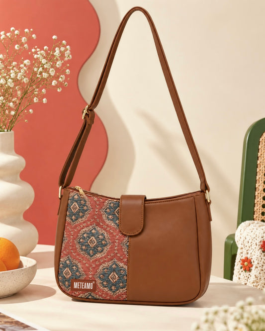 Madhubani Motif Women's Sling Bag