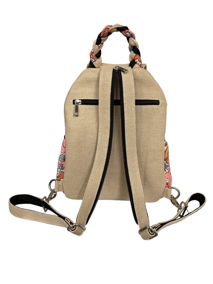 Happy Doodle- Travel BackPack (Customisable)