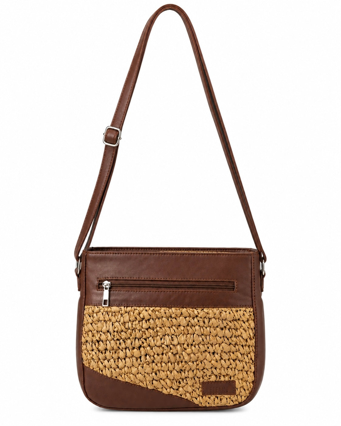 Crossbody Sling Bag - Raffia Ridge