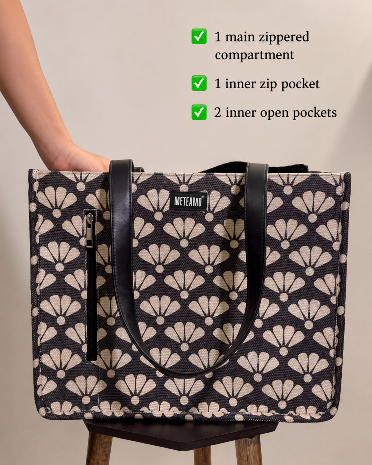 Petal Charm Women's Office Bag (vegan leather) - view 8