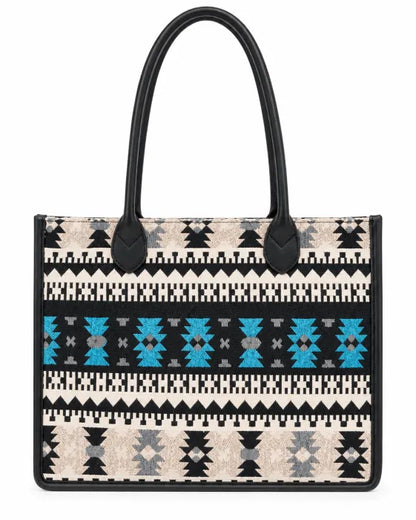 Andaz Artisan Weave Handcrafted Office Tote for Women (Jacquard) - view 3