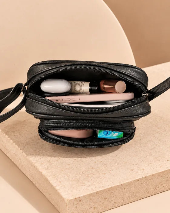 Metro Noir Women's Sling Bag (vegan leather) - view 5