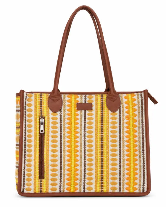 Jalwa Artisan Weave Handcrafted Office Tote for Women (Jacquard) - view 2