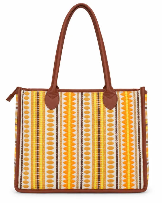 Jalwa Artisan Weave Handcrafted Office Tote for Women (Jacquard) - view 3
