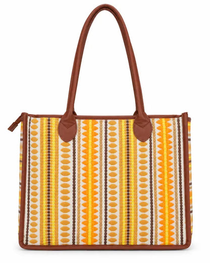 Jalwa Artisan Weave Handcrafted Office Tote for Women (Jacquard) - view 3