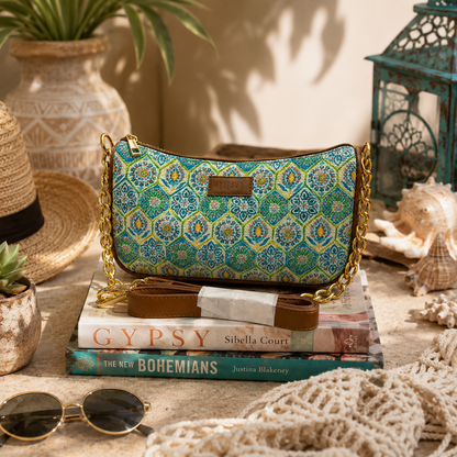 Imprint Baguette - Petals & Patterns - Everyday Shoulder Bag
