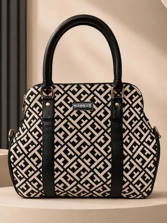 Metro Noir Handcrafted Satchel Bag