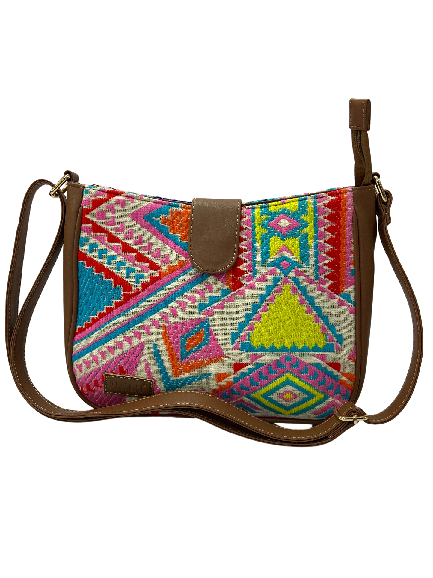 Artisan Weave Sling Bag - Rose